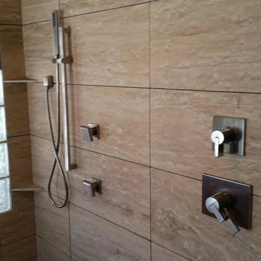 Shower fixture installation for Water Heater Replacement in Shelton